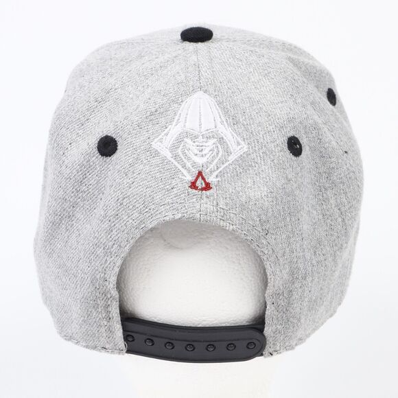 Assassin’s Creed Embroidered Logo Snapback Ball Cap Hat Gray Black 2016 - Picture 5 of 12